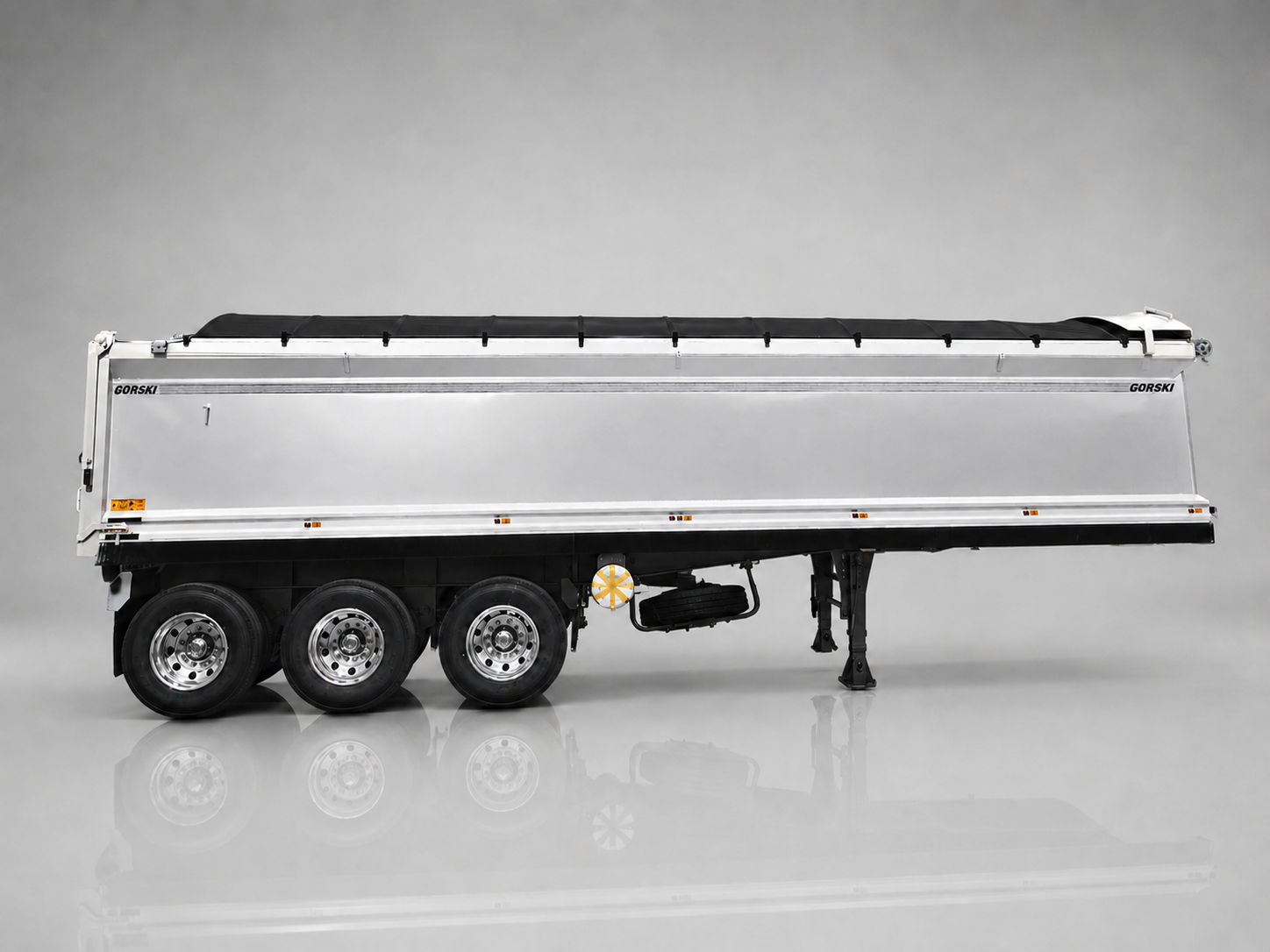 25R014 — Gorski Premium Hardox 3 Axle Semi Tipping Trailer Road Train