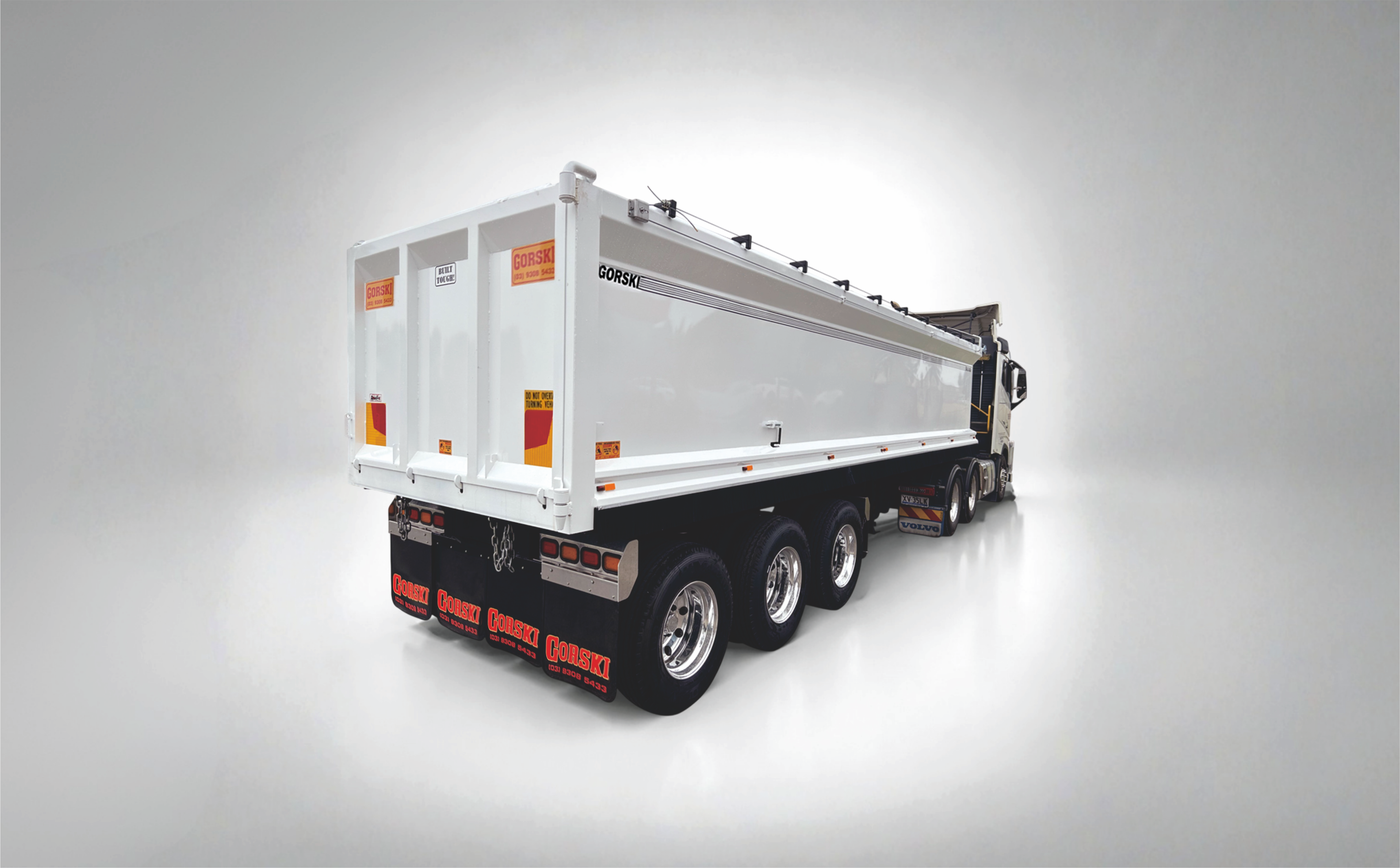 Q25T014 — Gorski Premium 3 Axle Semi Tipping Trailer with Lift Axle