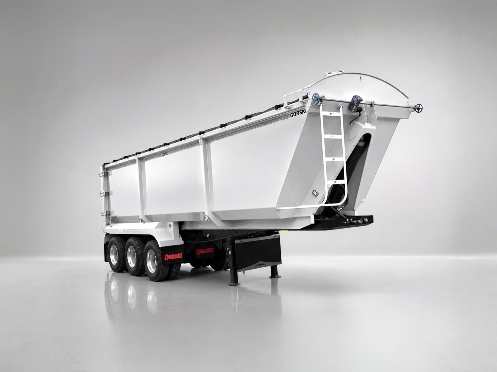 Q25T026 — Gorski Premium Hardox 3 Axle Semi Tipping Trailer Demolition
